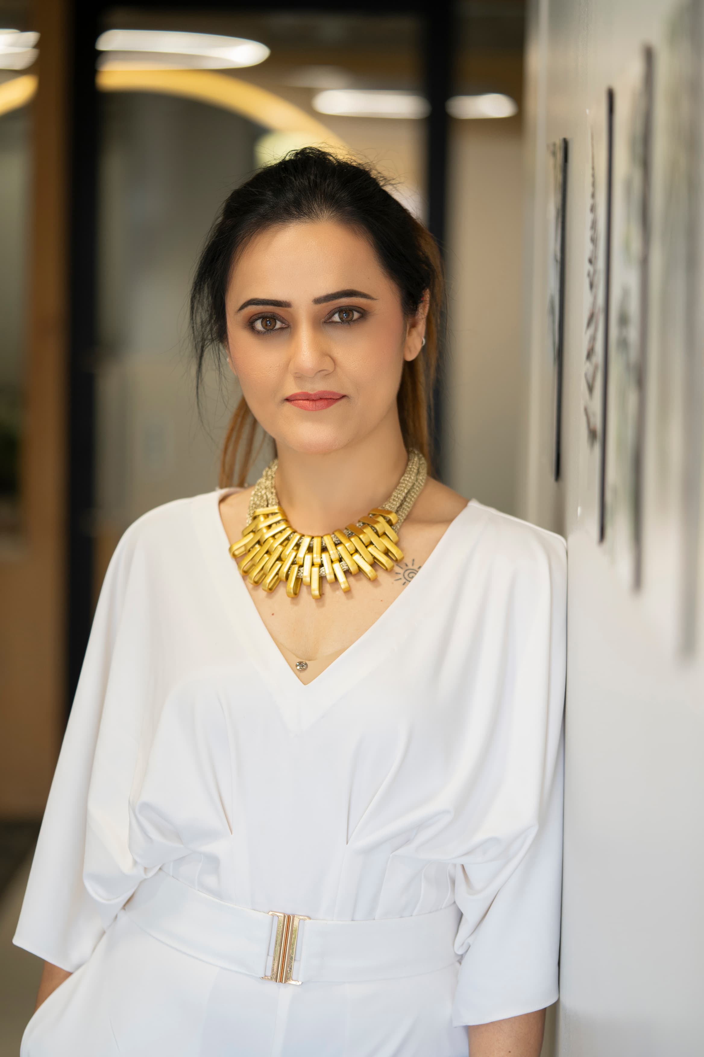 casual ivory jumpsuit