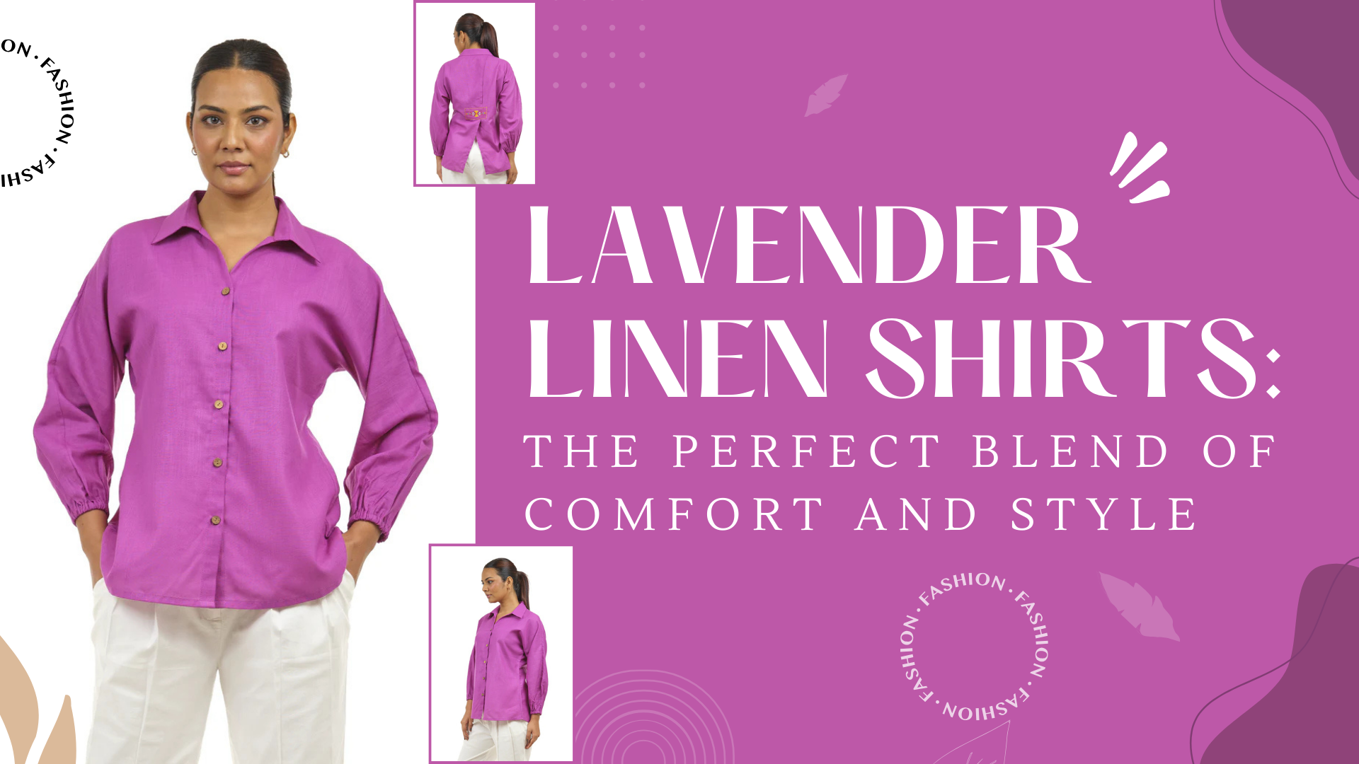 lavender linen shirt