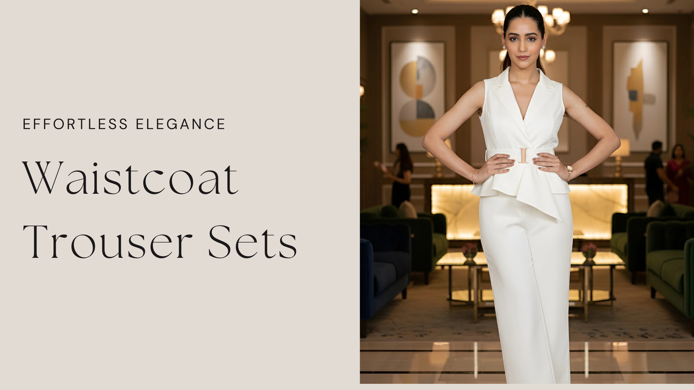 Effortless Elegance: The Versatility of Waistcoat Trouser Sets for Modern Women