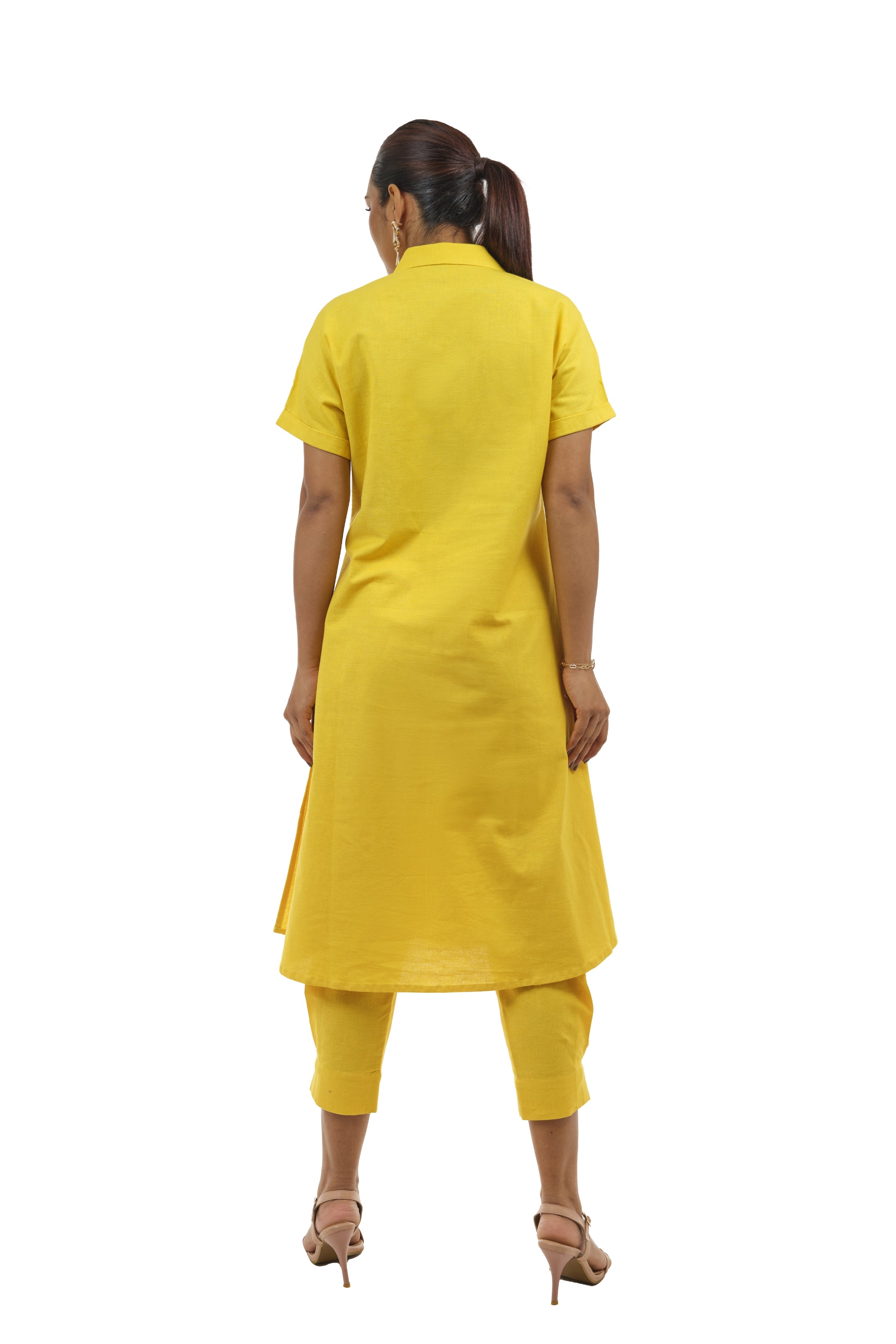 Mango Yellow Kurta Set