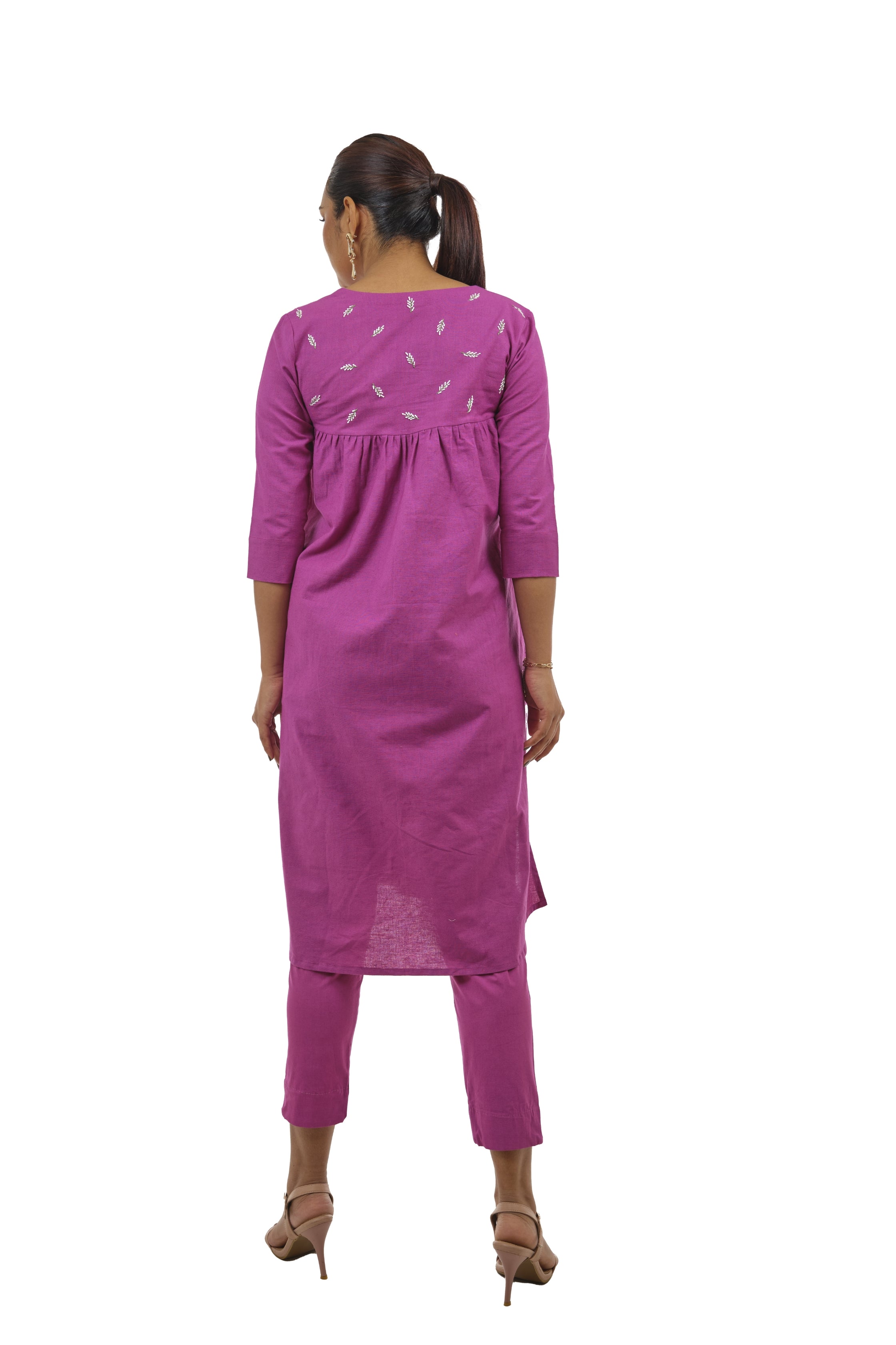 Purple Kurta Set