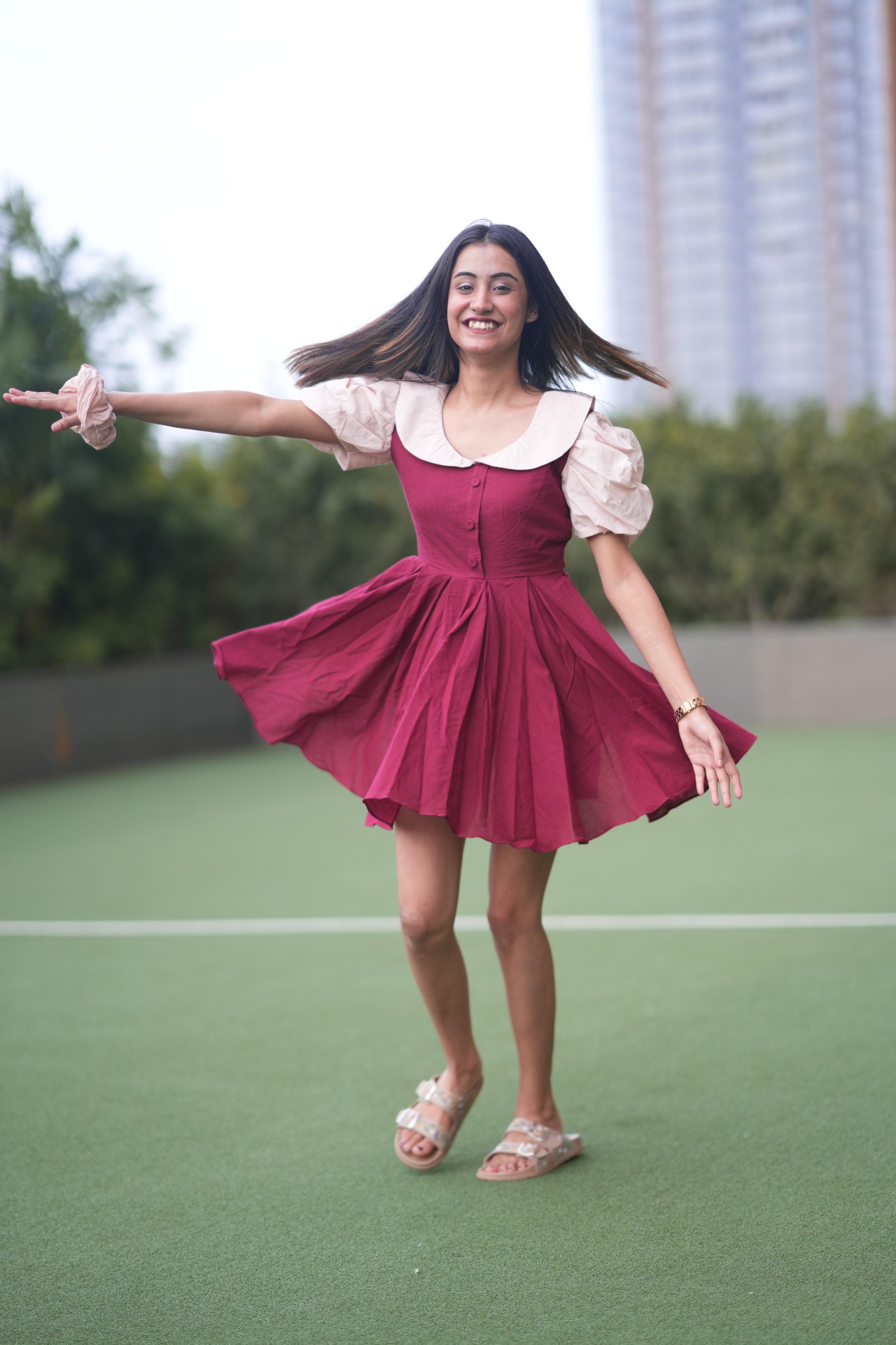 Vintage Red plus beige