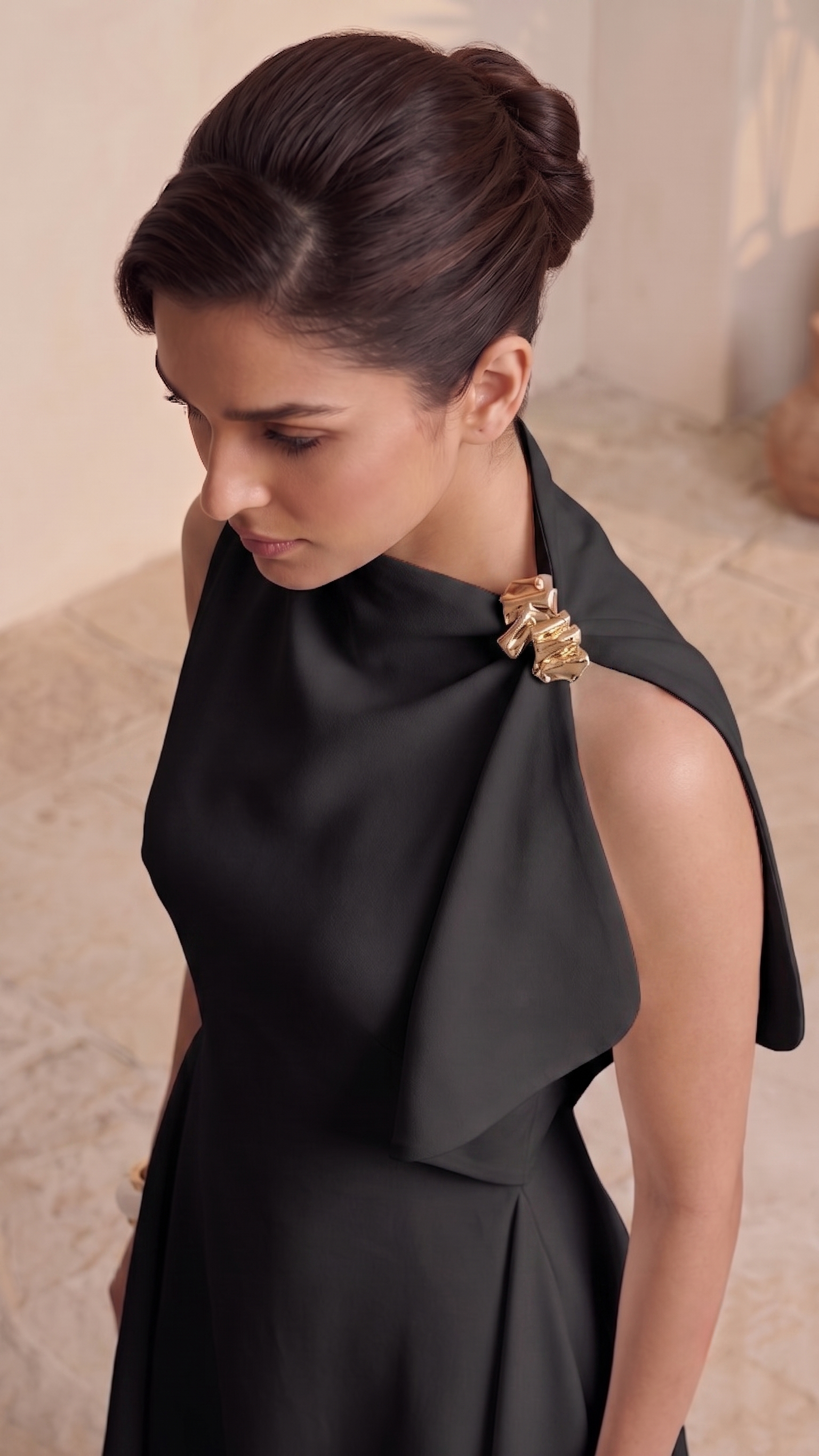 Black Muse Asymmetric Dress