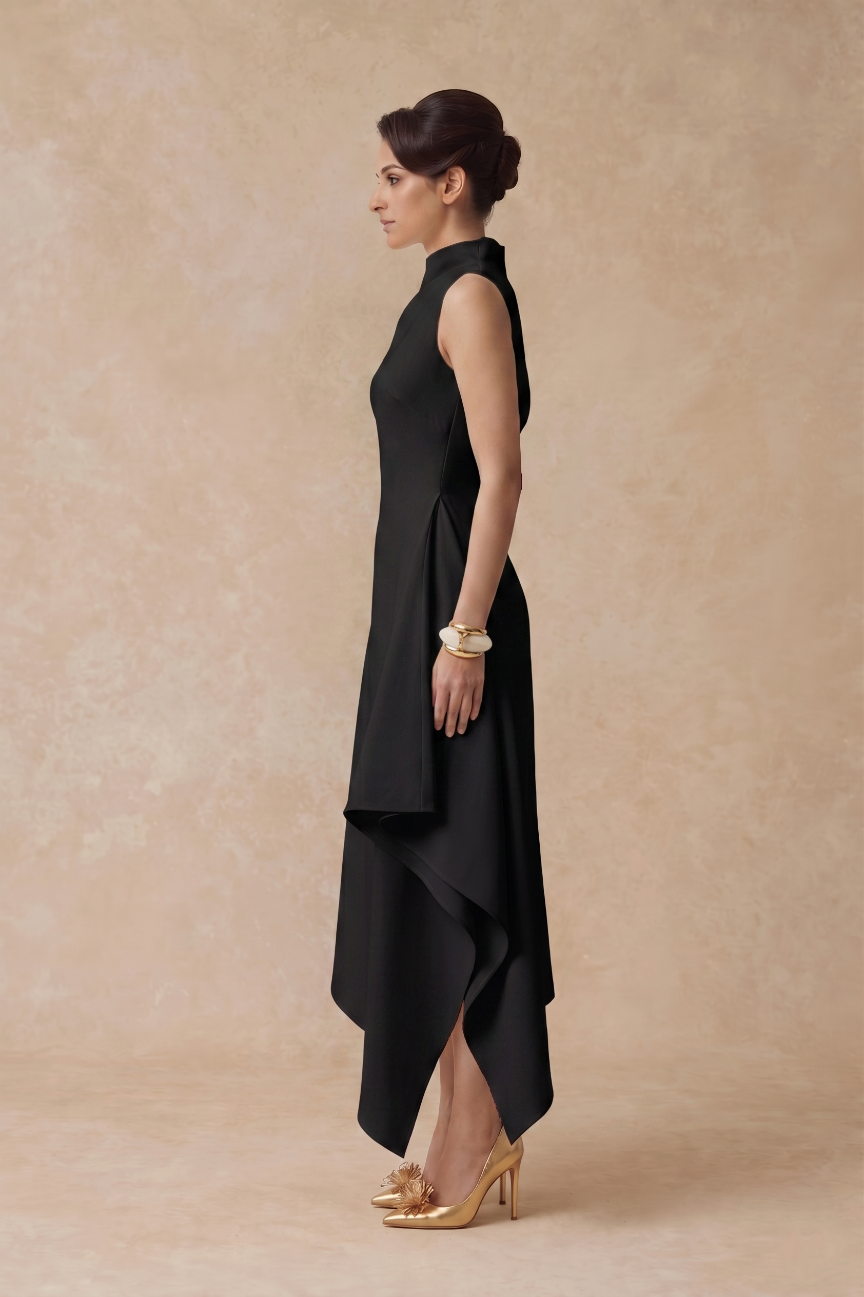 Black Muse Asymmetric Dress