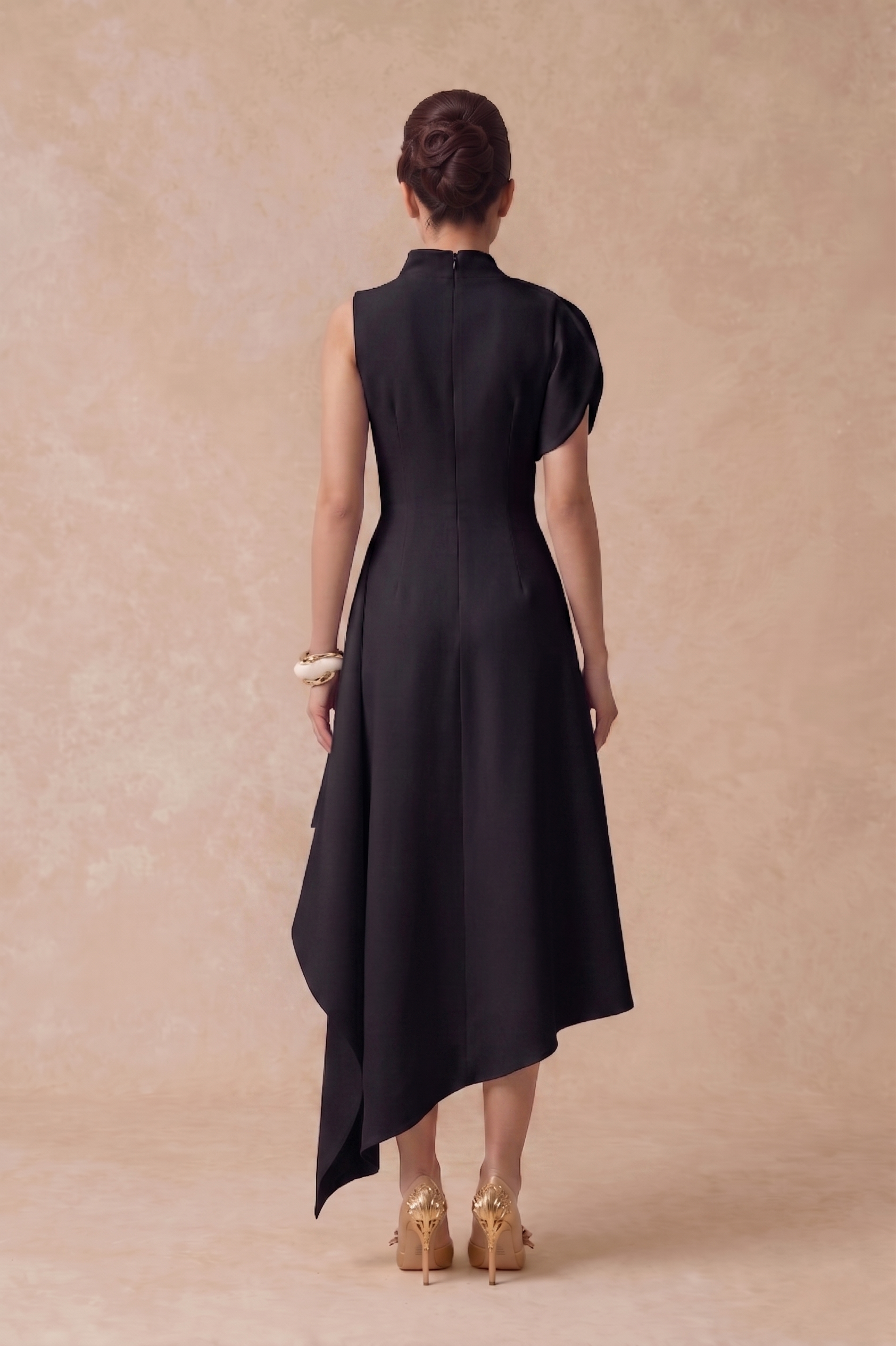 Black Muse Asymmetric Dress
