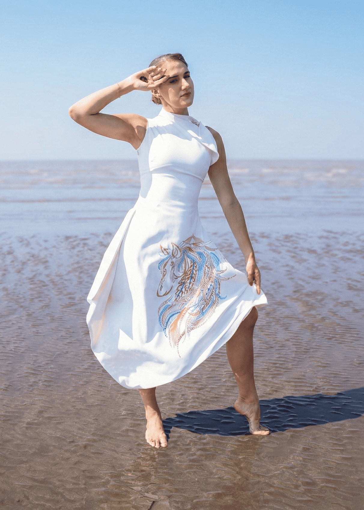 The Ashva Motion Dress - Black