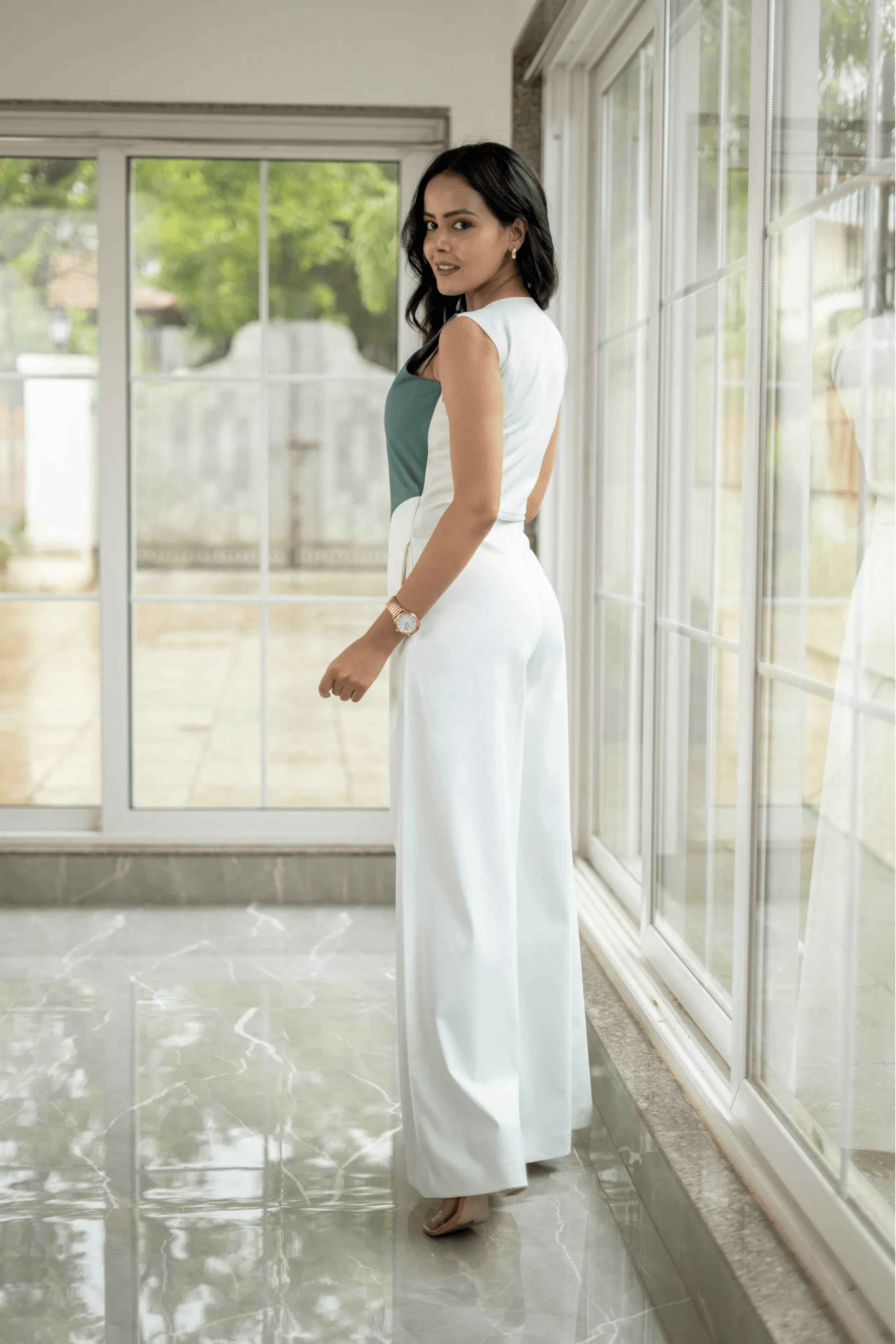 Ivory & Sea - Green Jumpsuit — Grace in Contrast