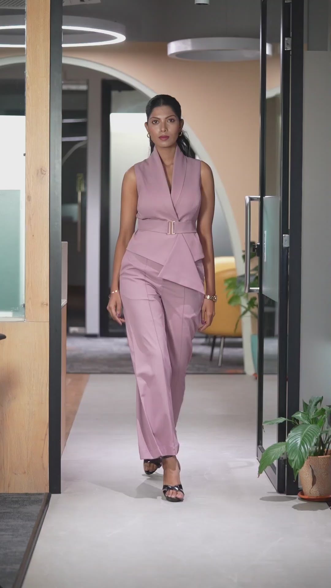 Salmon Pink Waist Coat & Trouser ( Get a free skirt of your choice Worth Rs 2,400/- )