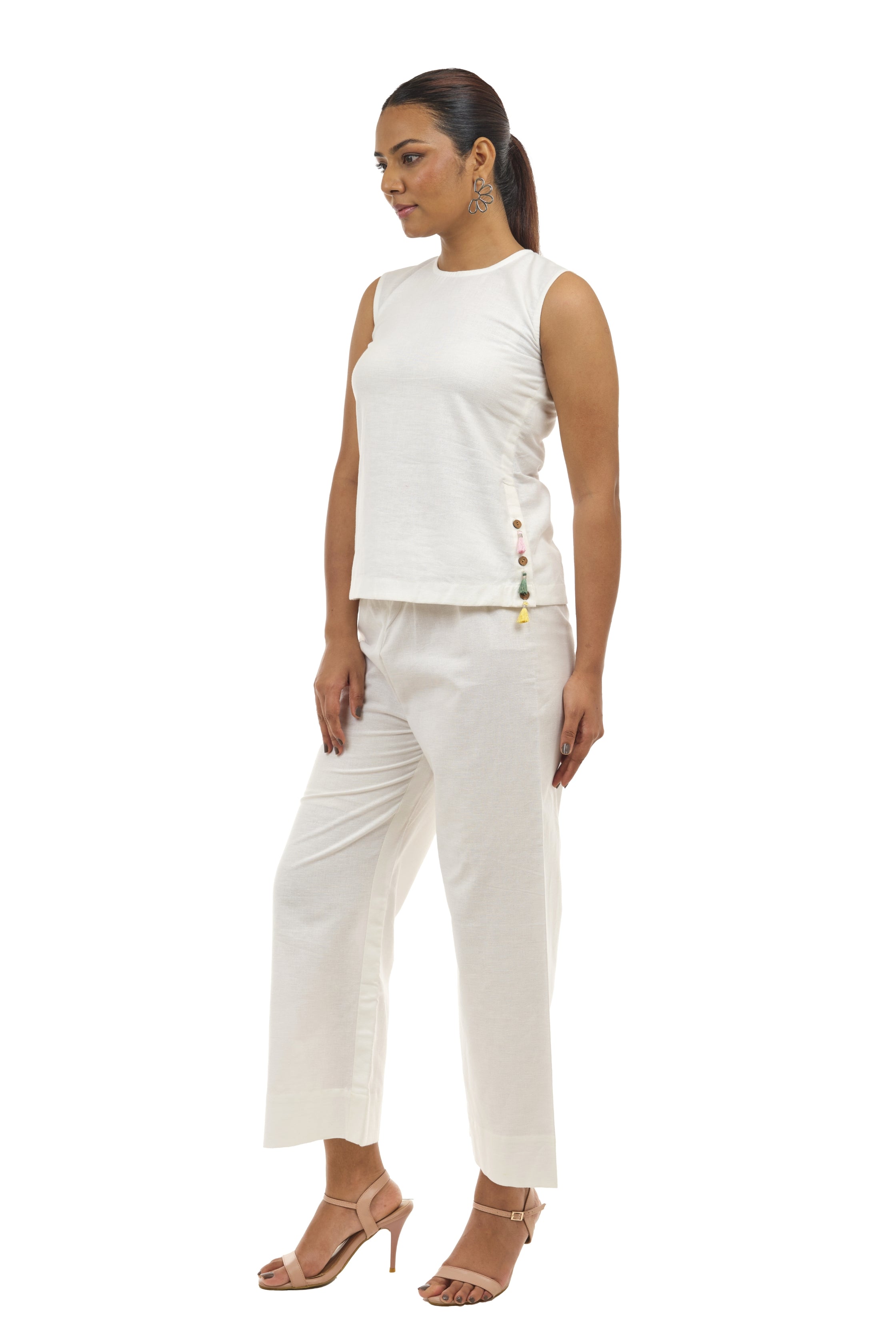 white co ord set for women